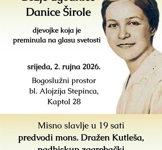Misu za 100. obljetnicu smrti Danice Širole predovdi nadbiskup Dražen Kutleša